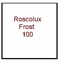 Rosco Roscolux 100 Frost Diffusion Gel Filter Sheet 20"x24"