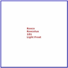 Rosco Roscolux  101 Light Frost Diffusion Gel Filter Sheet 20"x24"