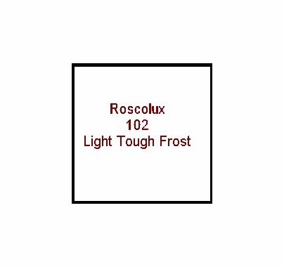 Rosco Roscolux 102 Light Tough Frost Diffusion Lighting Gel Filter