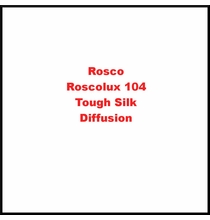 Rosco Roscolux 104 Tough Silk Diffusion Gel Filter Sheet 20"x24"