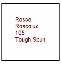 Rosco Roscolux 105 Tough Spun Diffusion Gel Filter Sheet 20"x24"