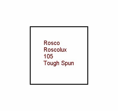 Rosco Roscolux 105 Tough Spun Diffusion Gel Filter Sheet 20"x24"