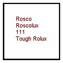 Rosco Roscolux 111 Tough Rolux Diffusion Gel Filter Sheet 20"x24"