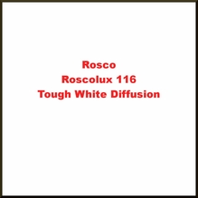Rosco Roscolux 116 Tough White Diffusion Gel Filter Sheet 20x24 in