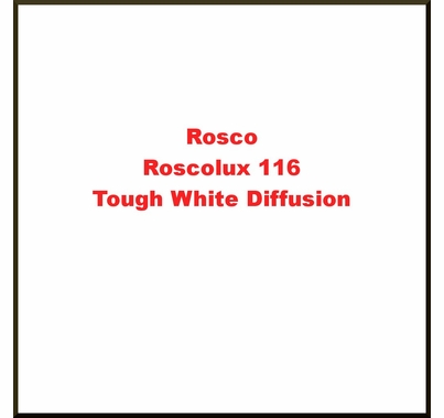 Rosco Roscolux 116 Tough White Diffusion Gel Filter Sheet 20x24 in