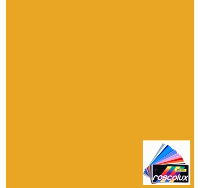 Rosco Roscolux 16 Light Amber Gel Filter Sheet