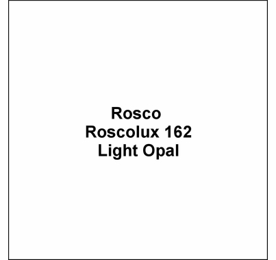 Rosco Roscolux 162 Light  Opal Diffusion Lighting Gel 20"x24"