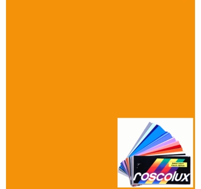 Rosco Roscolux 20 Medium Amber Gel Filter Sheet