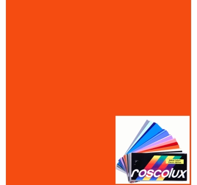 Rosco Roscolux 22 Deep Amber Gel Filter Sheet