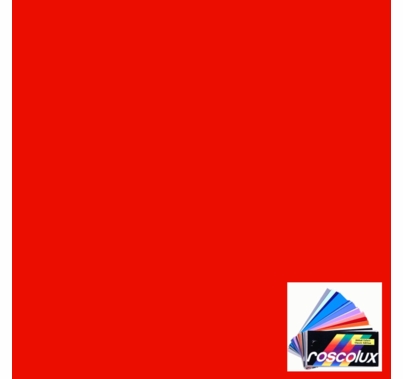 Rosco Roscolux 24 Scarlet Gel Filter Sheet