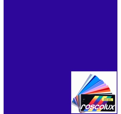 Rosco Roscolux 382 Congo Blue Gel Filter Roll 24" x 25ft