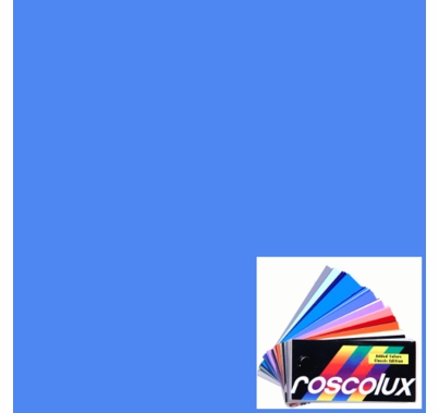 Rosco Roscolux 64 Light Steel Blue Lighting Gel Filter Sheet 20"x24"
