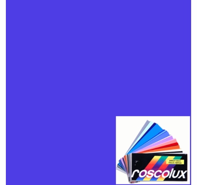 Rosco Roscolux 78 Trudy Blue Gel Filter Sheet, 20"x24"