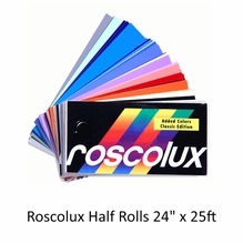 Rosco Roscolux Color Gel Half Rolls 24"x25ft