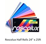 Rosco Roscolux Color Gel Half Rolls 24"x25ft