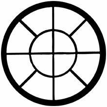 Rosco Round Window 78254 Standard Steel Gobo