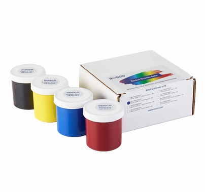 Rosco Scenic Sets Cool Primaries Paint Test Kit OB