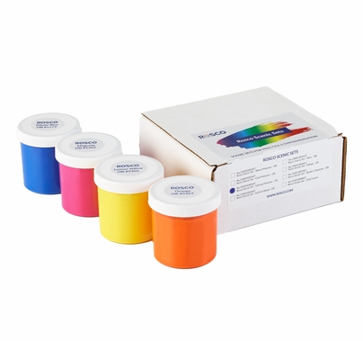 Rosco Scenic Sets Intense Primaries Paint Test Kit OB
