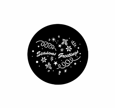 Rosco Seasons Greetings Steel Gobo 77983