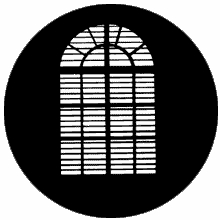 Rosco Shuttered Arch 77759 Standard Steel Gobo