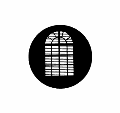 Rosco Shuttered Arch 77759 Standard Steel Gobo