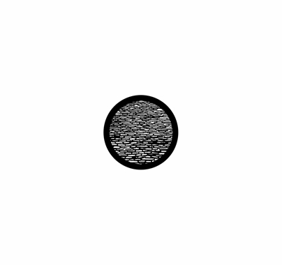 Rosco Slate Roof 78452 Standard Steel Gobo