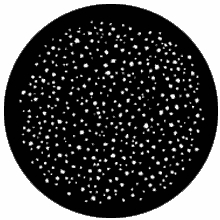 Rosco Snow 77884 Standard Steel Gobo