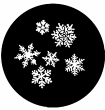 Rosco Snow Flakes Steel Gobo 77772