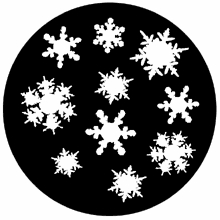 Rosco Snowflakes 71048 Standard Steel Gobo