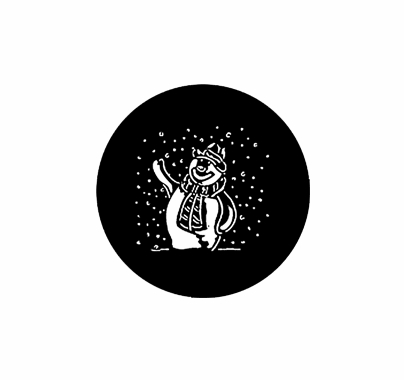Rosco Snowman Steel Gobo 78018