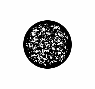 Rosco Sponged Standard Steel Gobo 77570