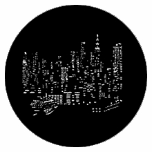 Rosco Standard Steel Gobo NYC Skyline 77287