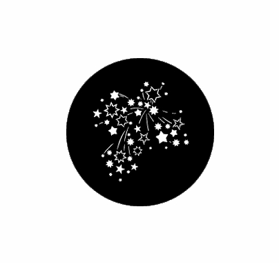 Rosco Stars 8 Standard Steel Gobo  78123