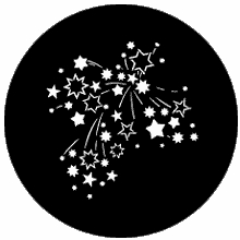 Rosco Stars 8 Standard Steel Gobo  78123