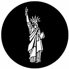 Rosco Statue of Liberty 77307 Standard Steel Gobo