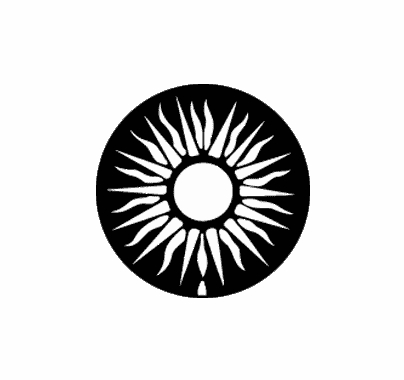 Rosco Sun 77400 Standard Steel Gobo