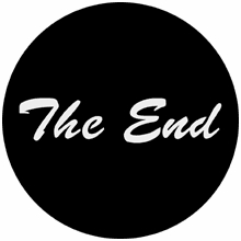 Rosco The End Steel Gobo 78120