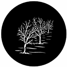 Rosco Three Trees 77744 Standard Steel Gobo