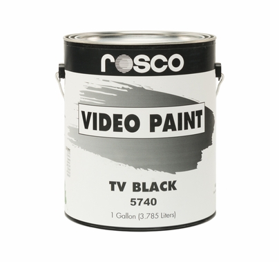 Rosco TV Black  Studio Cyc Paint Gallon 5740