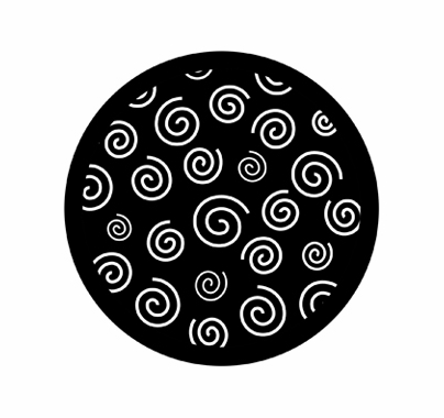 Rosco U Swirls 78457 Standard Steel Gobo