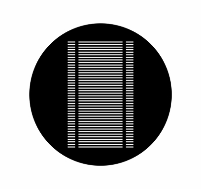 Rosco Venetian Blind 77702 Steel Gobo