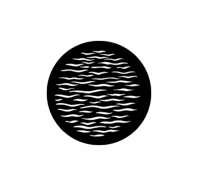 Rosco Water 4  77958 Standard Steel Gobo