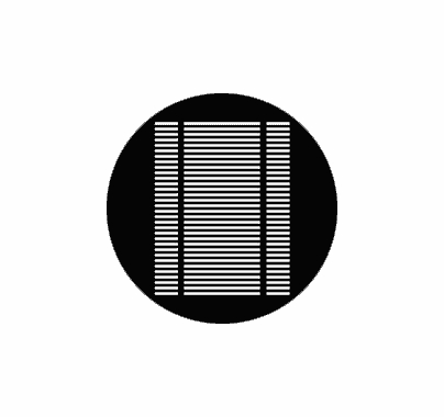 Rosco Wide Louvre 79312 Standard Steel Gobo