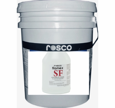Roscoflamex SF Synthetic Fiber Fabrics Flame Retardant | 5 GALLON
