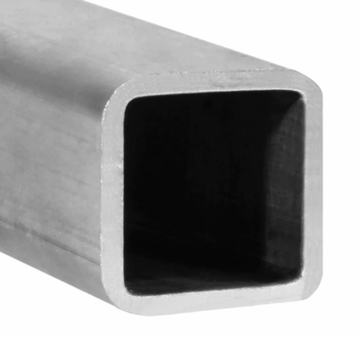 Square Aluminum Tube Radius Edge 3/4" | 2ft