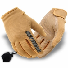 Tan Stealth Nylon Work Gloves Touch Screen Friendly