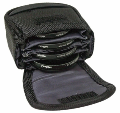 Tiffen Filter Pouch Small for Filters up to 58mm,  4BLTPCHSMK