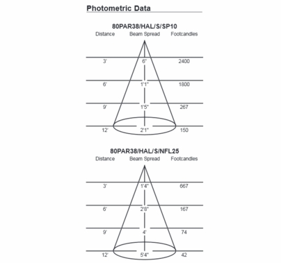 Times Square Lighting Par 38 150W Spot Light F38 - WHITE