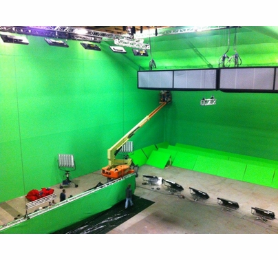 TRP 12x20 ChromaKey Green Polypro Green Screen Fabric with Bag