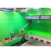 TRP 20x20 ChromaKey Green Polypro Green Screen Fabric with Bag